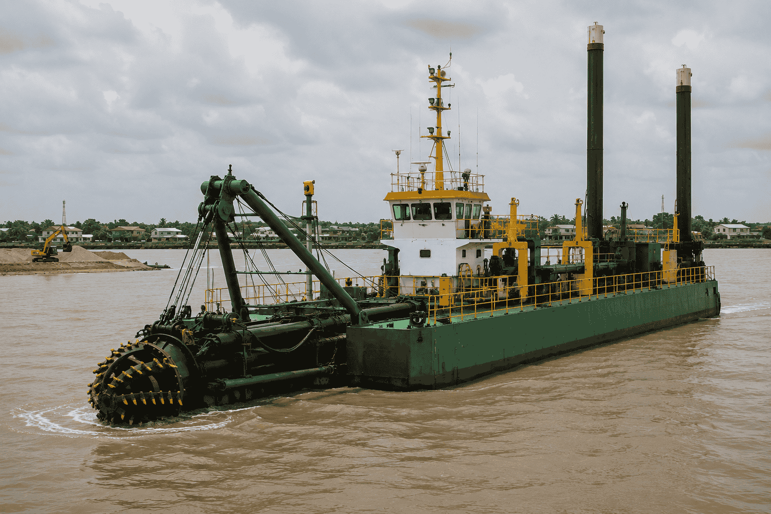 Cutter suction dredger